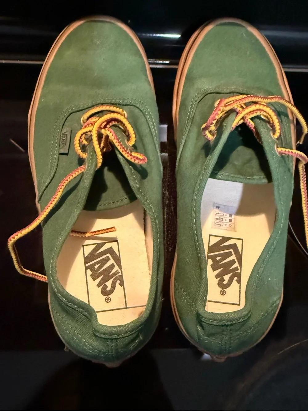 VANS Skate Chukka Low Green Shoes Men Size 6.5 Women Size 8 Y2K